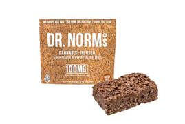 100mg THC Chocolate Crispy Rice Bar - Dr. Norm's