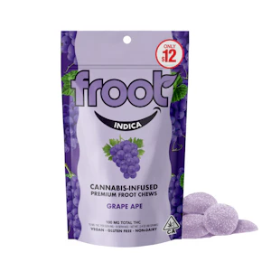 Froot - 100mg THC Grape Ape Gummies (10mg - 10 pack) - Froot