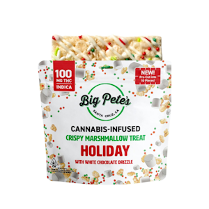 BIG PETE'S TREATS - 100mg THC Holiday Marshmallow Rice Crispy Treat - Big Pete's