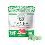 100mg THC Hybrid Watermelon Gummies (10mg - 10 pack) - Kanha