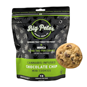 100mg THC Indica Chocolate Chip Cookies (10mg - 10 pack) - Big Pete's