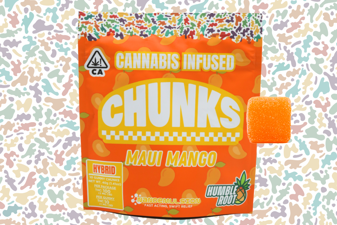 100mg THC Maui Mango Gummies (10mg - 10 pack) - Humble Root 