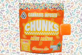 100mg THC Maui Mango Gummies (10mg - 10 pack) - Humble Root "CHUNKS"