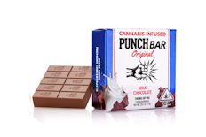 100mg THC Milk Chocolate - Punch Bar