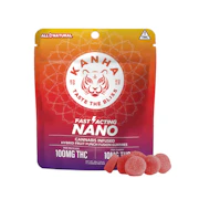 *xclusive* 100mg THC Nano Fruit Punch Fusion (10mg - 10 pack) - Kanha
