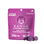 100mg THC NANO Indica Passionfruit Paradise Gummies (5mg - 20 pack) - Kanha