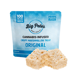 BIG PETE'S TREATS - 100mg THC Original Marshmallow Rice Crispy Treat - Big Pete's