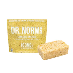 Dr. Norm's - 100mg THC Original Crispy Rice Bar - Dr. Norm's