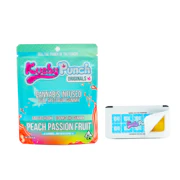 100mg THC Jab Jab Hook Peach Passion Fruit Gummies (10mg - 10 pack) - Kushy Punch