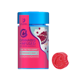 100mg THC Pomegranate Shake Live Rosin Gummies (10mg - 10 pack) - Cookies