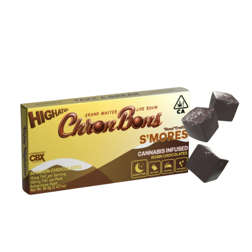 100mg THC S'mores Rosin Infused ChronBons (10mg - 10 pack) - Highatus picture
