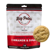 100mg THC Sativa Cinnamon & Sugar Cookies (10mg - 10 pack) - Big Pete's