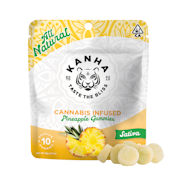100mg THC Sativa Pineapple Gummies (10mg - 10 pack) - Kanha
