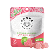 100mg THC Sativa Pink Guava Gummies (10mg - 10 pack) - Kanha