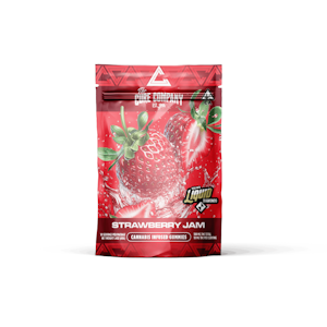 The Cure Company - 100mg THC Strawberry Jam Gummies (10mg - 10 pack) - The Cure Co.