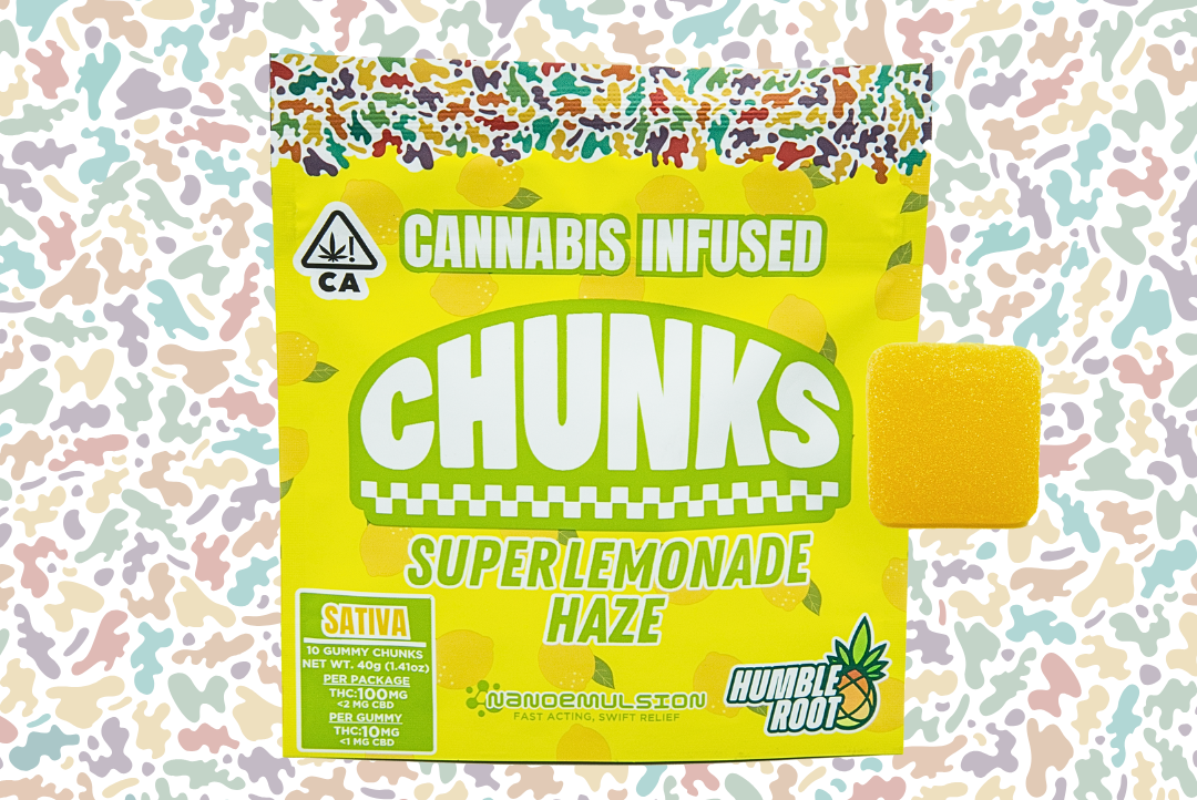 100mg THC Super Lemonade Haze Gummies (10mg - 10 pack) - Humble Root 