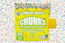 100mg THC Super Lemonade Haze Gummies (10mg - 10 pack) - Humble Root "CHUNKS"
