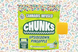 100mg THC Upside Down Pineapple Gummies (10mg - 10 pack) - Humble Root "CHUNKS"