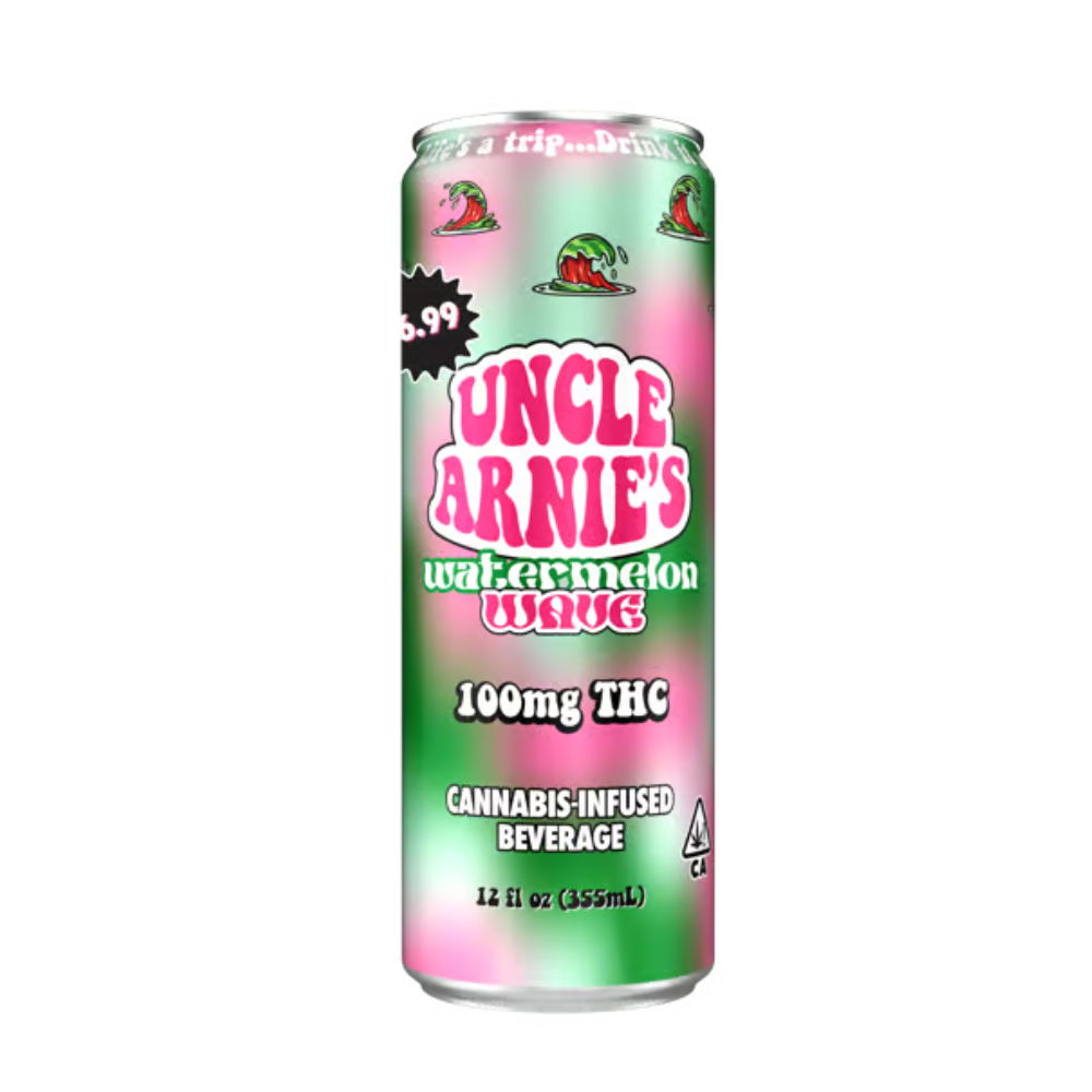 100mg THC Watermelon Wave (12oz Can) - Uncle Arnie's picture