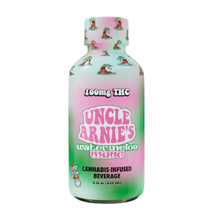Uncle Arnie's Beverage - 100mg THC Watermelon Wave (8oz) - Uncle Arnie's
