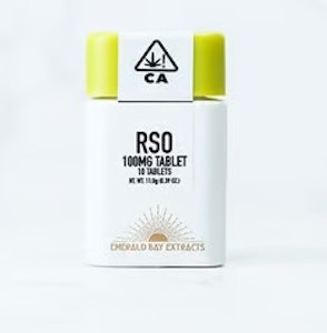 EMERALD BAY EXTRACTS - Emerald Bay 100mg Sour Cherry RSO Tablets 10pk