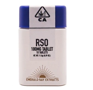 EMERALD BAY EXTRACTS - Emerald Bay Extracts 100mg Sunset Sherbet Tablets 10ct