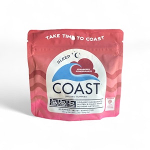 COAST - Cranberry Pomegranate 1:1:1 THC:CBD:CBN Gummies - 100 mg - Coast