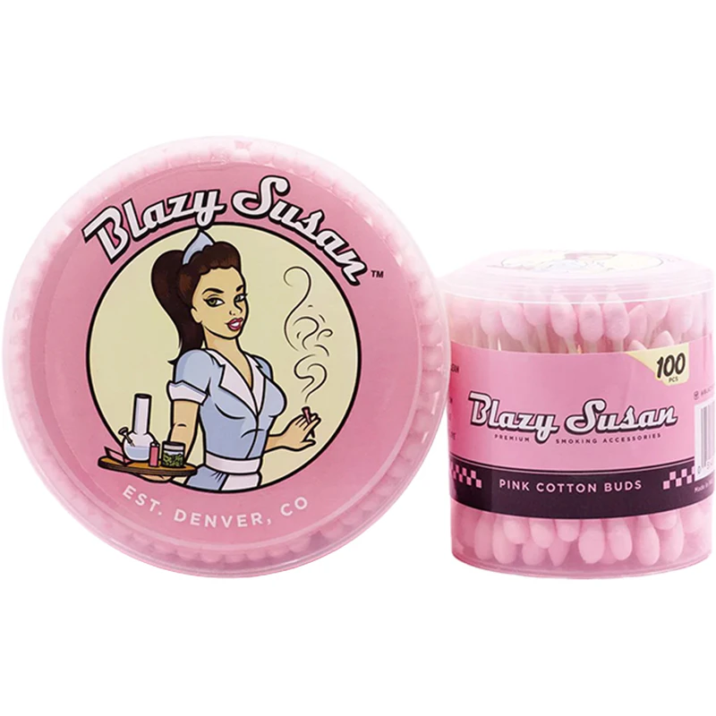 Blazy Susan - 100ct Pink Cotton Buds - Accessories - Blazy Susan Main Image