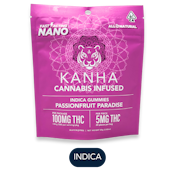 Kanha - NANO - Passionfruit Paradise - Gummies - 20pk - 100mg