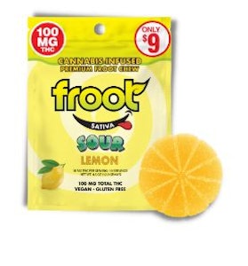 FROOT - Froot - Sour Lemon Gummy Single Dose 100mg