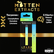 Mitten Extracts Disposable Gushers Distillate + Live Resin Terps 1g