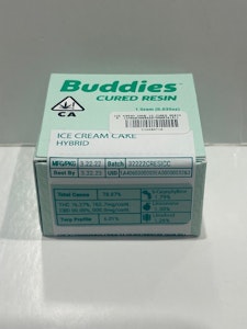 Buddies - Ice Cream Cake 1g Cured Resin - Buddies