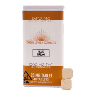 EMERALD BAY EXTRACTS - Emerald Bay Extracts - Blue Dream - 1000mg Sativa Tablets