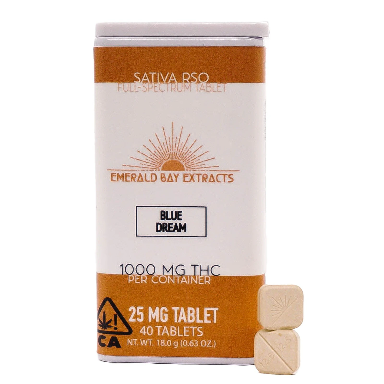 Emerald Bay Extracts - Emerald Bay Extracts - Blue Dream - 1000mg Sativa Tablets Main Image