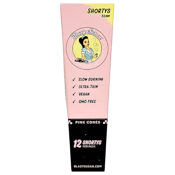 Blazy Susan - Cones Shortys Pink 12ct - Accessories