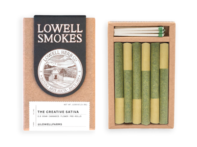 Lowell Farms - Lowell’s | 6pk Pre-Rolls | Creative Sativa Blend | 3.5g