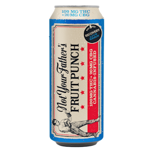 NOT YOUR FATHER'S - Not Your Father's - 16oz. 100mg THC:20mg CBG - Fruit Punch Soda