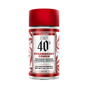 STIIIZY - STIIIZY | STRAWBERRY COUGH - 5PK INFUSED | PREROLL | 2.5G