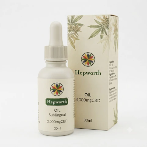 Hepworth - -Sublingual- 3000mg | 30ML (CBD Oil) | Hempworth