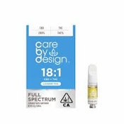 [Care By Design] CBD Cartridge - 1g - 18:1