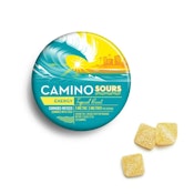 Kiva | Camino Gummies (10ct) | Sour Tropical Burst THCV | 100mg
