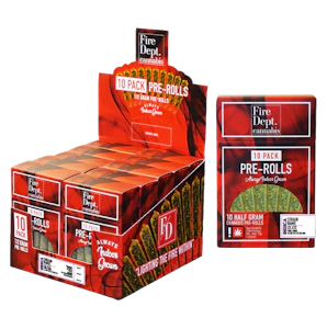 FIRE DEPT. CANNABIS - Hash Burger, 10 pack, 5g