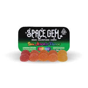 Space Gem - Sour Space Drops - 100mg - Space Gem 