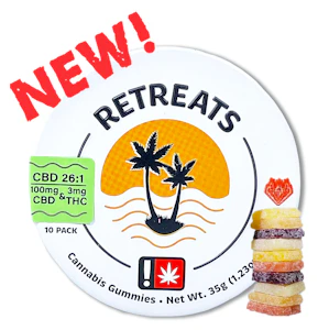 WILLAMETTE VALLEY ALCHEMY - 26:1 CBD Retreats, 10 pack