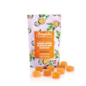 Passion Fruit Chews | 10pc 100mg (THC) (Live Resin)