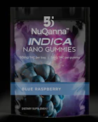 NuQanna Terpene Nano Gummies - Blue Raspberry - 5mg - 10ct
