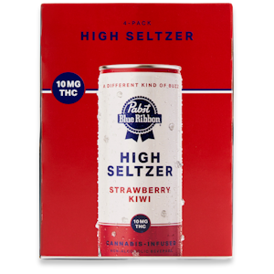 Pabst - Pabst - High Seltzer - Strawberry Kiwi - 4pk - Beverages - 40mg