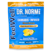 Dr Norms - Citrus Breeze Pain Relief THCV:THC:CBD - Gummies - 10pk - 100mg