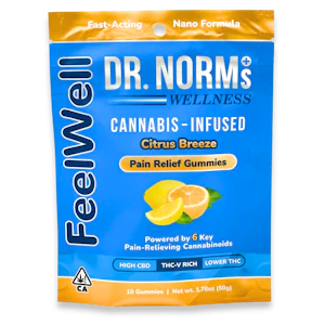 Dr. Norm's - Dr Norms - Citrus Breeze Pain Relief THCV:THC:CBD - Gummies - 10pk - 100mg