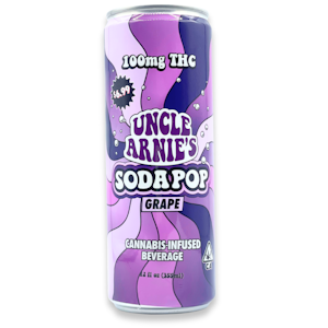 UNCLE ARNIE'S - Uncle Arnies - Grape Soda - 12oz - 100mg